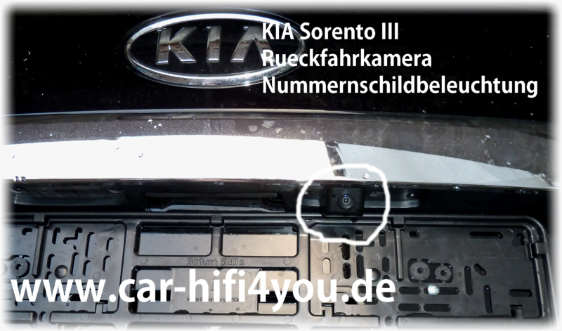 Kamera für KIA Sorento 3, KIA Sportage, Hyundai iX 55 ab 2009