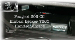 Becker CD-Wechsler Einbau im Handschuhfach